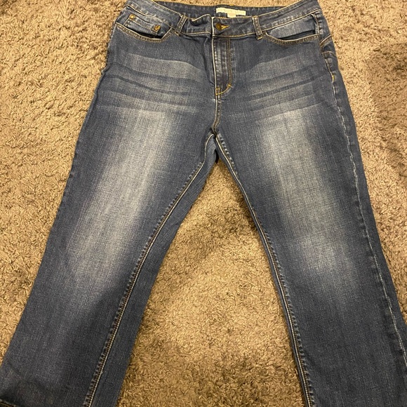 Boston Proper Cropped Jeans Size 14 - Picture 1 of 10